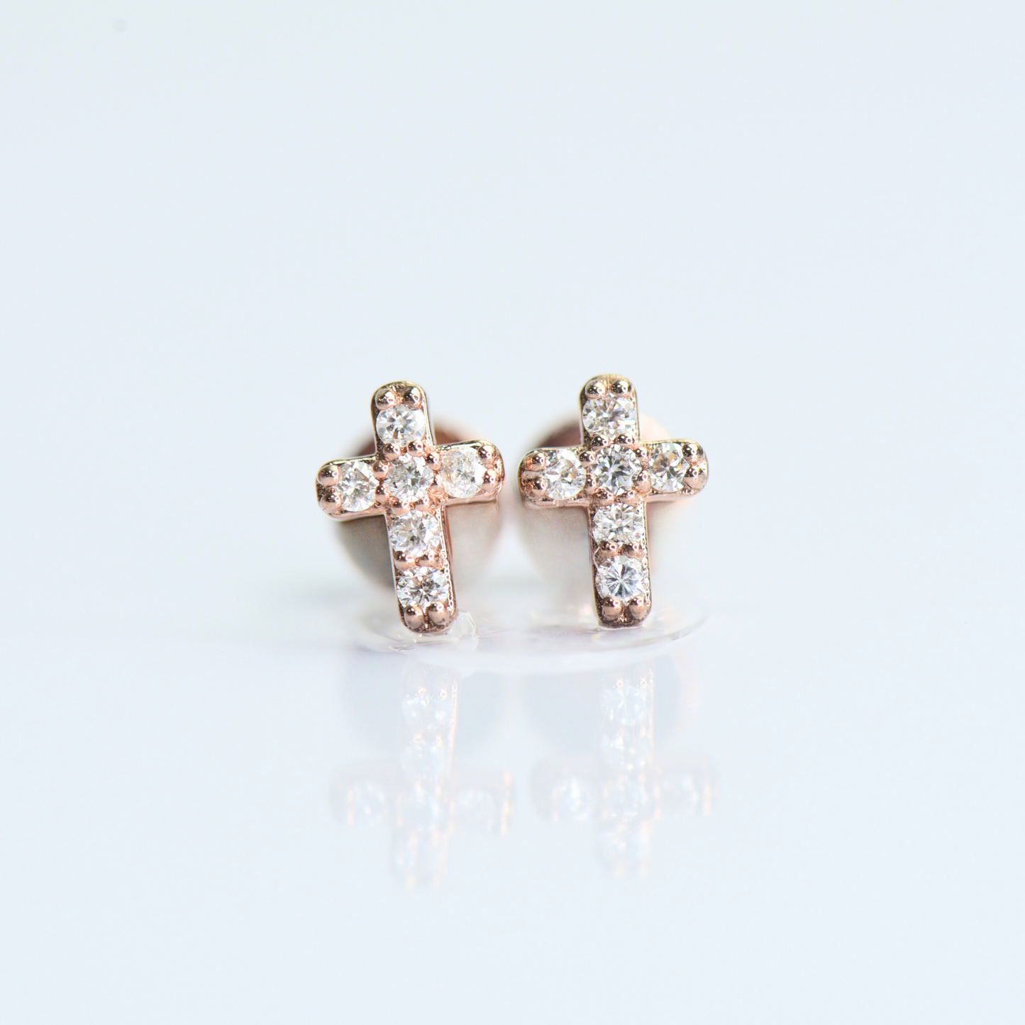 Classic Cross Stud Earrings