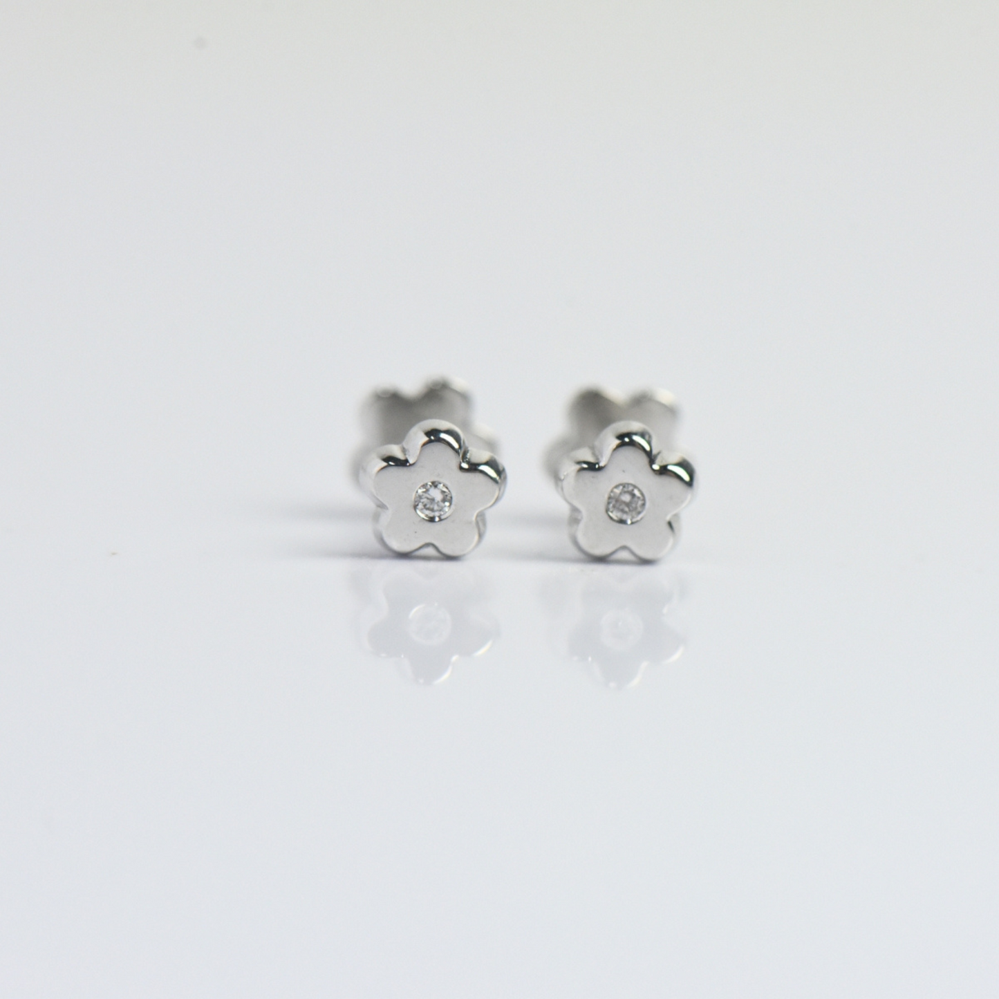Classic Flower Stud Earrings
