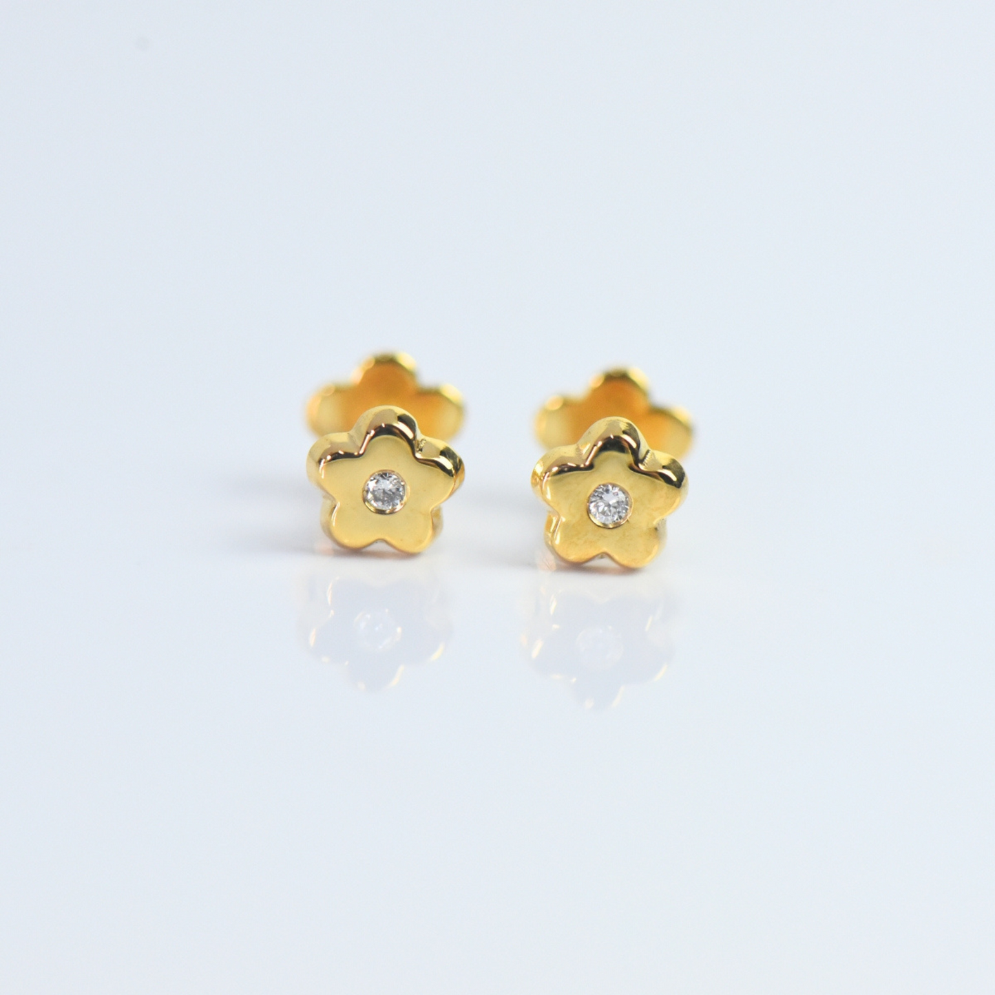 Classic Flower Stud Earrings