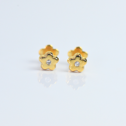 Classic Flower Stud Earrings